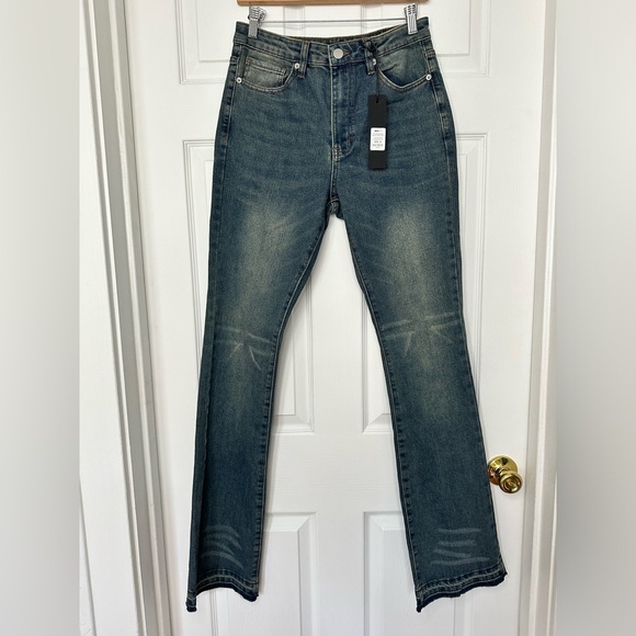 NovaMen Skinny Flare Jeans - Picture 1 of 11